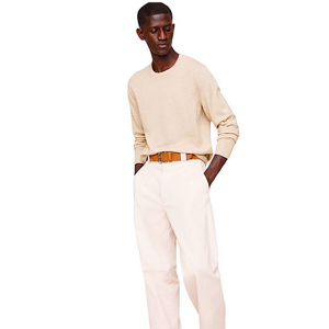 BANANA REPUBLIC Italian Merino Baruffo Crew Neck Pullover Sweater